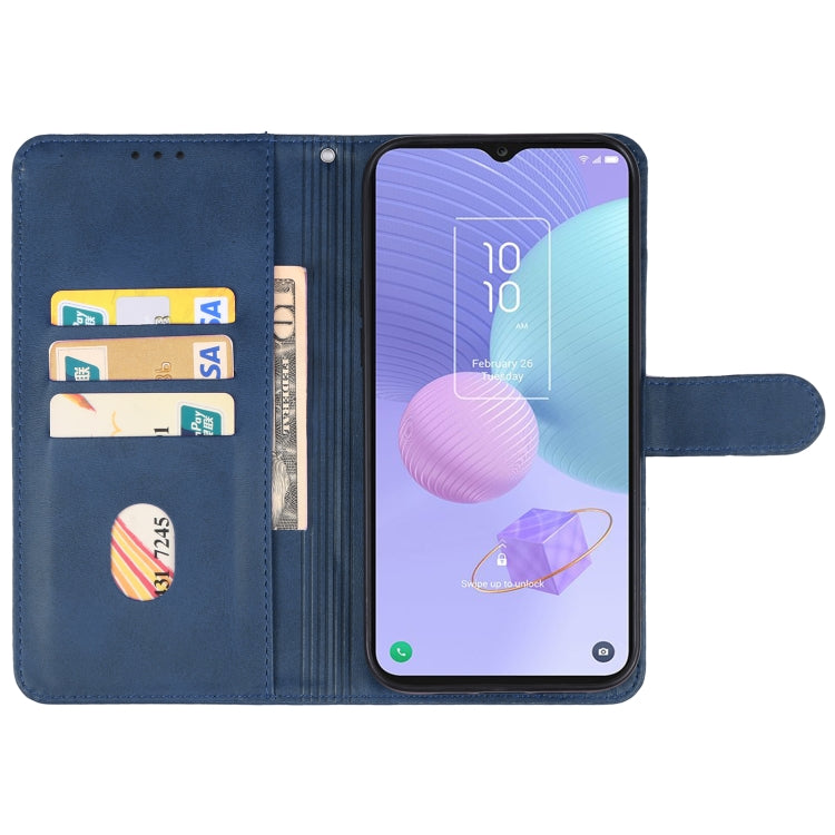 For TCL 405 / 406 / T506D Leather Phone Case(Blue) - More Brand by buy2fix | Online Shopping UK | buy2fix