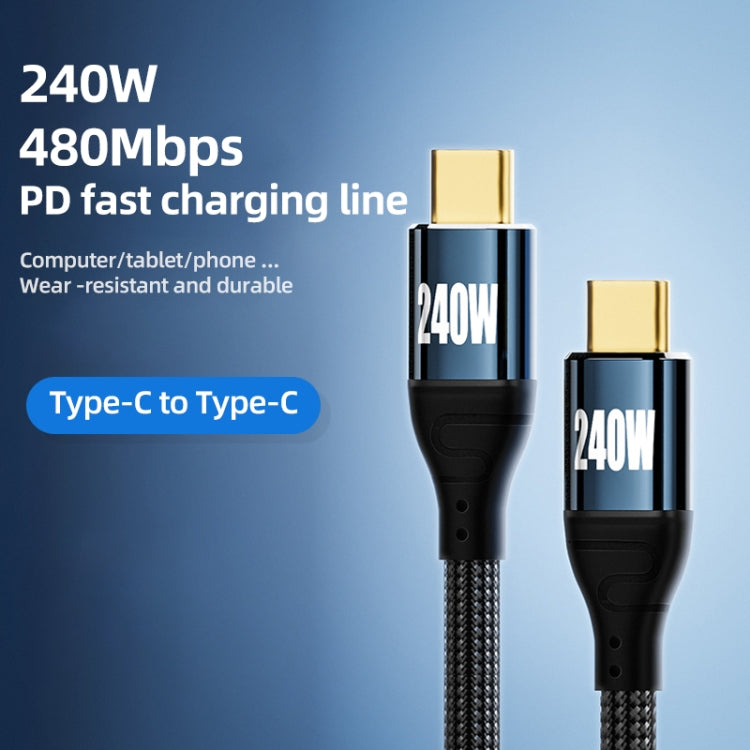 PD 240W Type-C to Type-C Fast Charge Data Cable, Length:1m -  by buy2fix | Online Shopping UK | buy2fix