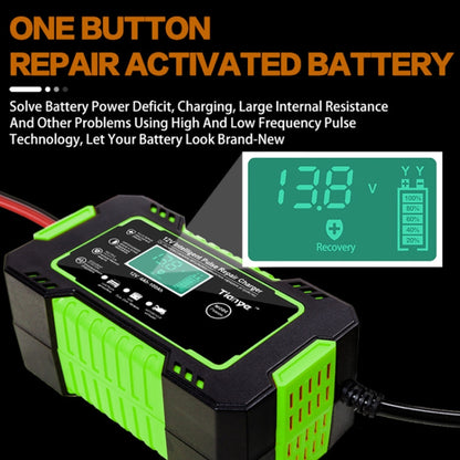 Motorcycle / Car Battery Smart Charger with LCD Creen, Plug Type:JP Plug - In Car by buy2fix | Online Shopping UK | buy2fix