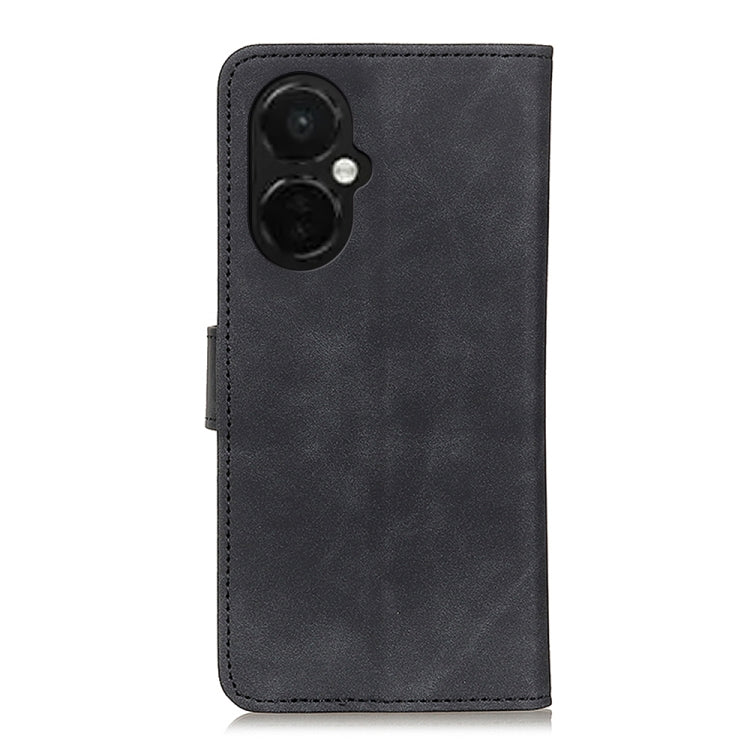 For OnePlus Nord CE 3 Lite KHAZNEH Retro Texture Flip Leather Phone Case(Black) - OnePlus Cases by buy2fix | Online Shopping UK | buy2fix