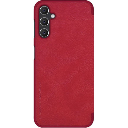 For Samsung Galaxy A14 5G NILLKIN QIN Series Crazy Horse Texture Leather Case(Red) - Galaxy Phone Cases by NILLKIN | Online Shopping UK | buy2fix