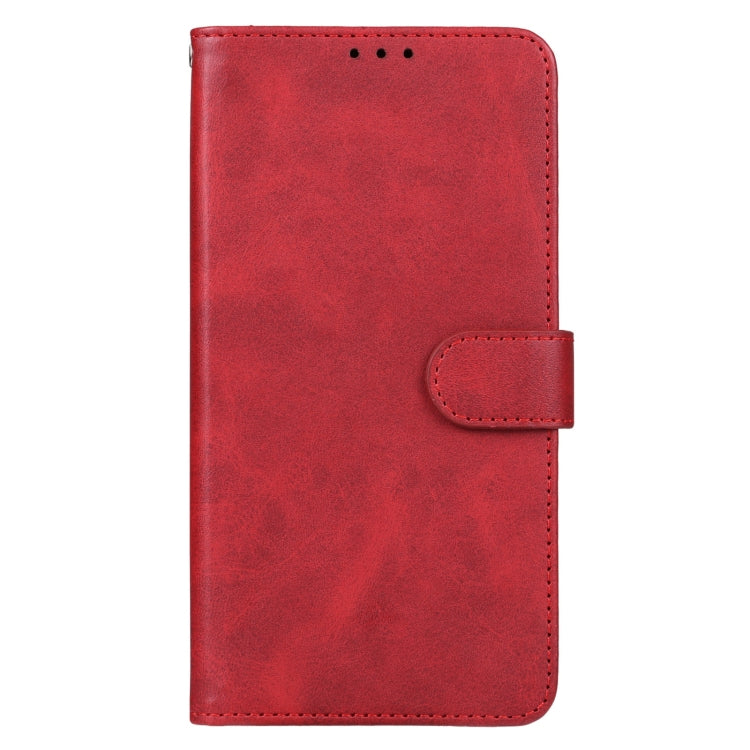 For Nokia C32 Leather Phone Case(Red) - Nokia Cases by buy2fix | Online Shopping UK | buy2fix