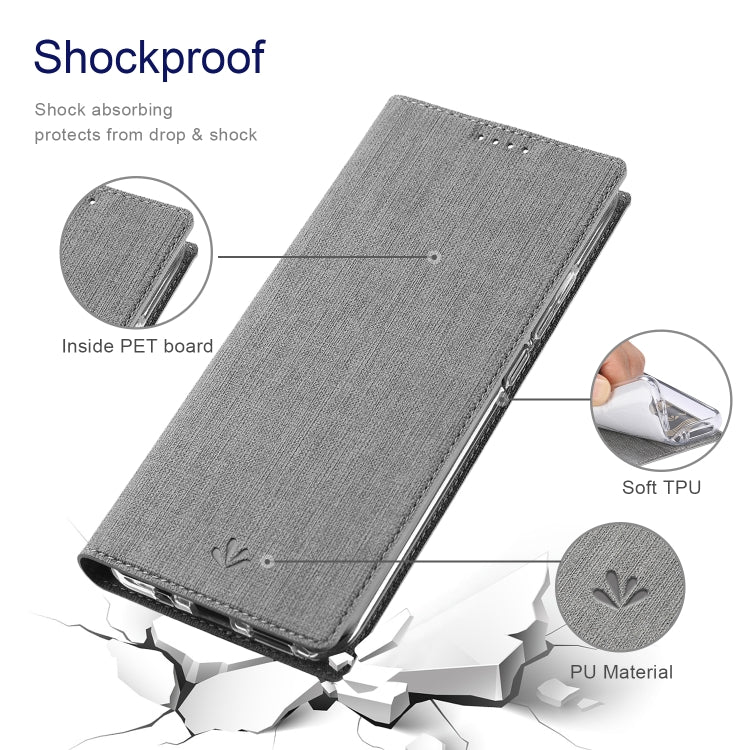 For Xiaomi 13 ViLi DMX Series Shockproof Magnetic Flip Leather Phone Case(Grey) - 13 Cases by ViLi | Online Shopping UK | buy2fix