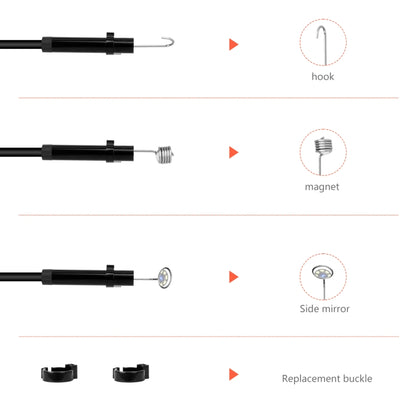 P130 8mm 4.3 inch Single Camera with Screen Endoscope, Length:5m - Consumer Electronics by buy2fix | Online Shopping UK | buy2fix