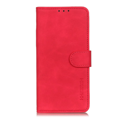 For Xiaomi Redmi Note 12 4G Global KHAZNEH Retro Texture Flip Leather Phone Case(Red) - Note 12 Cases by buy2fix | Online Shopping UK | buy2fix