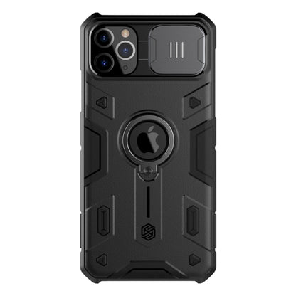 For iPhone 11 Pro Max NILLKIN Shockproof CamShield Armor Protective Case with Invisible Ring Holder(Black) - iPhone 11 Pro Max Cases by NILLKIN | Online Shopping UK | buy2fix