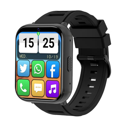 Q668 1.99 inch Screen 4G Smart Watch Android 9.0, Specification:4GB+64GB(Black) - Smart Wear by buy2fix | Online Shopping UK | buy2fix