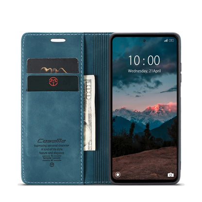 For Xiaomi Redmi Note 12 4G Global CaseMe 013 Multifunctional Horizontal Flip Leather Phone Case(Blue) - Xiaomi Cases by CaseMe | Online Shopping UK | buy2fix