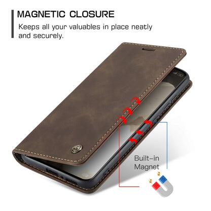 For Xiaomi 13 Pro CaseMe 013 Multifunctional Horizontal Flip Leather Phone Case(Coffee) - 13 Pro Cases by CaseMe | Online Shopping UK | buy2fix