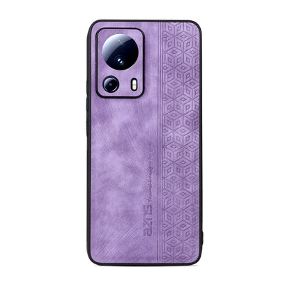 For Xiaomi 13 Lite / Civi 2 AZNS 3D Embossed Skin Feel Phone Case(Purple) - 13 Lite Cases by AZNS | Online Shopping UK | buy2fix