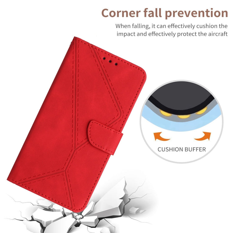 For Sony Xperia 1 IV Stitching Embossed Leather Phone Case(Red) - Sony Cases by buy2fix | Online Shopping UK | buy2fix