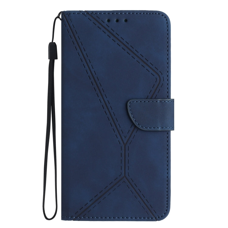For Sony Xperia 1 IV Stitching Embossed Leather Phone Case(Blue) - Sony Cases by buy2fix | Online Shopping UK | buy2fix