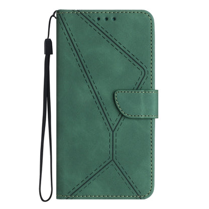 For Sony Xperia 10 IV Stitching Embossed Leather Phone Case(Green) - Sony Cases by buy2fix | Online Shopping UK | buy2fix