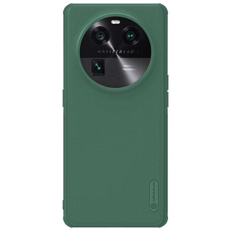 For OPPO Find X6 NILLKIN Frosted Shield Pro PC + TPU Phone Case(Green) - OPPO Cases by NILLKIN | Online Shopping UK | buy2fix