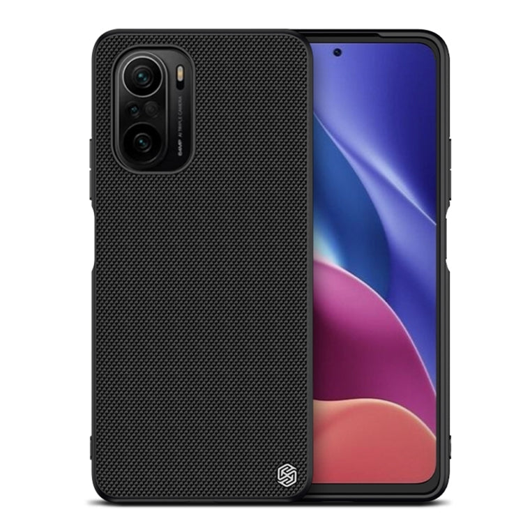 For Xiaomi Redmi K40 / K40 Pro / K40 Pro+ NILLKIN Shockproof TPU + PC Textured Phone Case(Black) - Xiaomi Cases by NILLKIN | Online Shopping UK | buy2fix