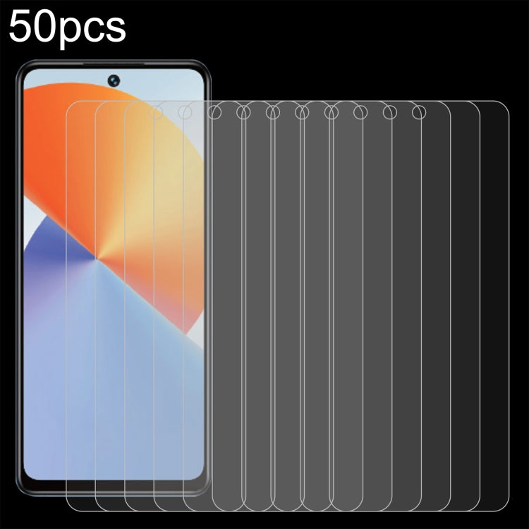 For Infinix Note 30 5G 50pcs 0.26mm 9H 2.5D Tempered Glass Film - Infinix Tempered Glass by buy2fix | Online Shopping UK | buy2fix
