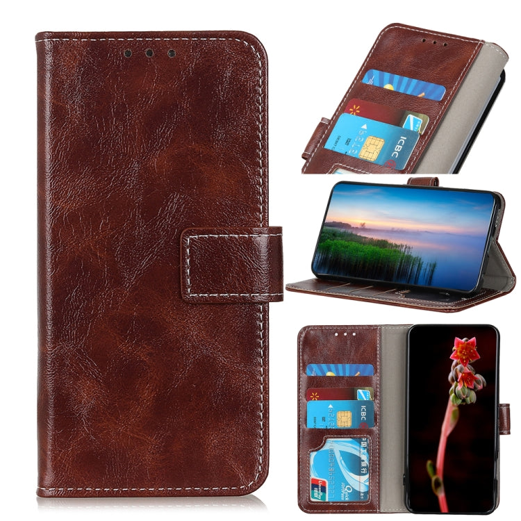 For Xiaomi Redmi Note 12S 4G Retro Crazy Horse Texture Horizontal Flip Leather Phone Case(Brown) - Xiaomi Cases by buy2fix | Online Shopping UK | buy2fix