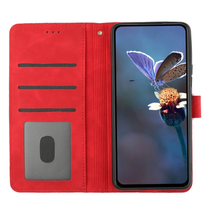 For Xiaomi Redmi A1 Flower Embossing Pattern Leather Phone Case(Red) - Xiaomi Cases by buy2fix | Online Shopping UK | buy2fix