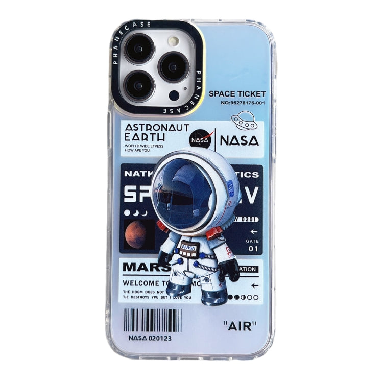 For iPhone XR Astronaut Pattern Shockproof PC Protective Phone Case(White) - More iPhone Cases by buy2fix | Online Shopping UK | buy2fix