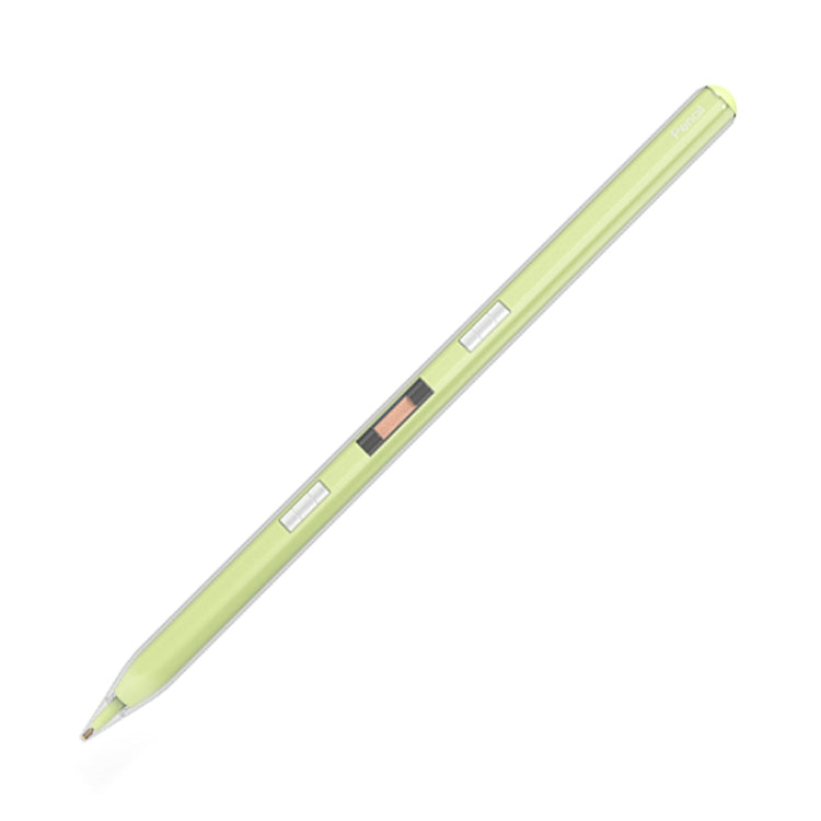 P10s Transparent Case Wireless Charging Stylus Pen for iPad 2018 or Later(Light Green) - Stylus Pen by buy2fix | Online Shopping UK | buy2fix