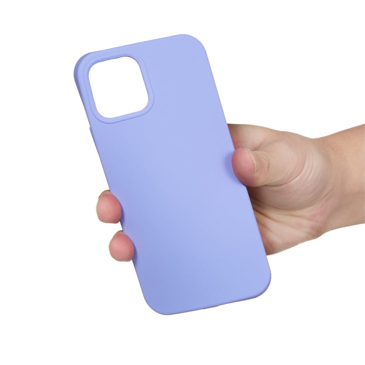 For iPhone 15 Pro Max Solid Color Silicone Phone Case(Purple) - iPhone 15 Pro Max Cases by buy2fix | Online Shopping UK | buy2fix