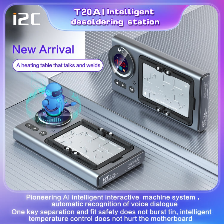 i2C T20 Intelligent Motherboard Middle Layered Heating Platform, Plug:US - Repair Platform by buy2fix | Online Shopping UK | buy2fix