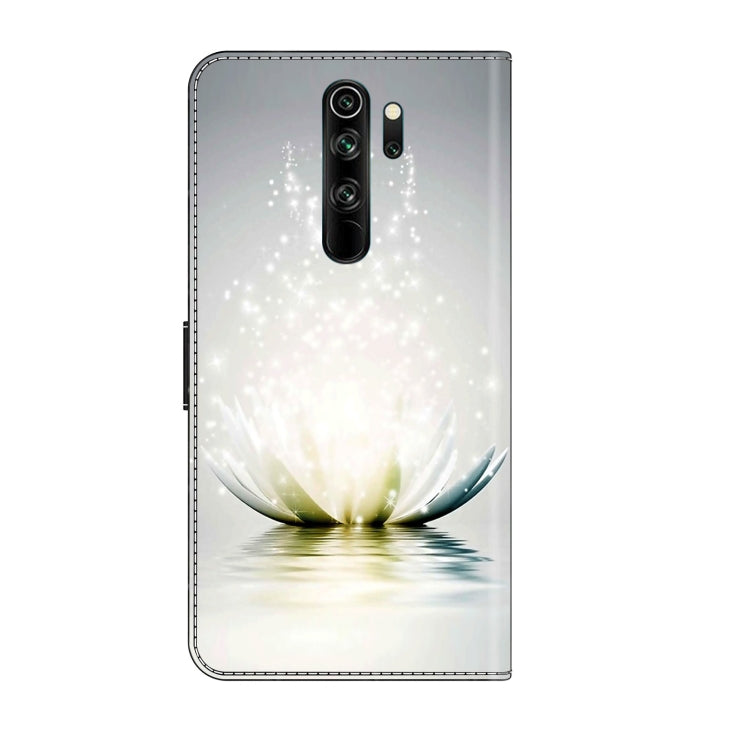 For Xiaomi Redmi Note 8 Pro Crystal 3D Shockproof Protective Leather Phone Case(Light Lotus) - Xiaomi Cases by buy2fix | Online Shopping UK | buy2fix