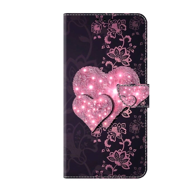 For Xiaomi Redmi Note 9 Crystal 3D Shockproof Protective Leather Phone Case(Lace Love) - Xiaomi Cases by buy2fix | Online Shopping UK | buy2fix