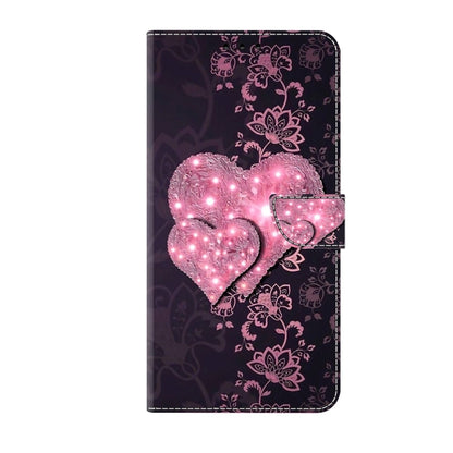 For Xiaomi Redmi Note 12 5G Global / Poco X5 Crystal 3D Shockproof Protective Leather Phone Case(Lace Love) - Xiaomi Cases by buy2fix | Online Shopping UK | buy2fix