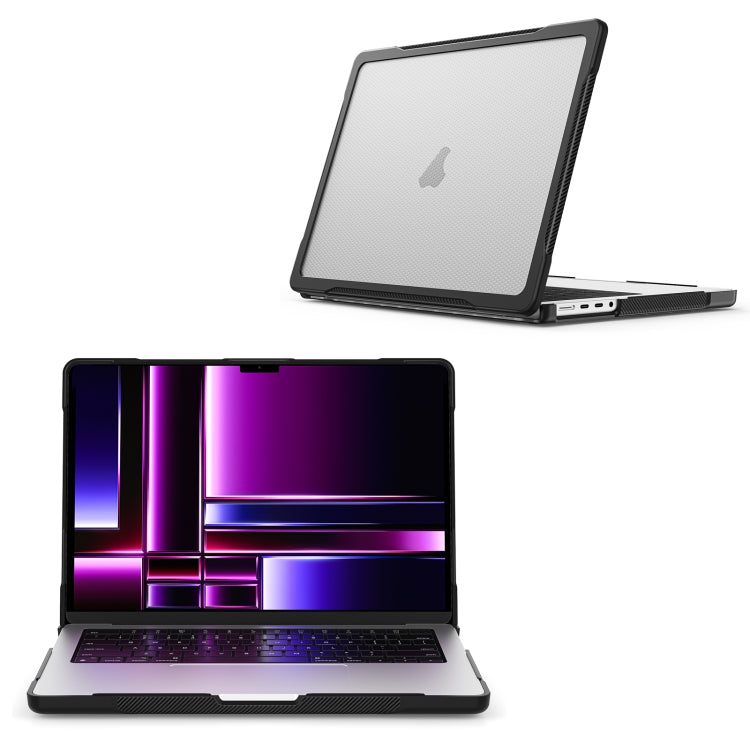 For MacBook Pro 14.2 inch 2023 / 2021 Dot Translucent Laptop Protective Case(Transparent) - MacBook Pro Cases by buy2fix | Online Shopping UK | buy2fix