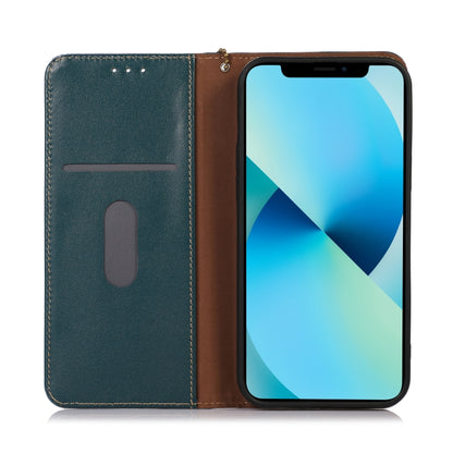 For OnePlus Ace 2 Pro KHAZNEH Nappa Top Layer Cowhide Leather Phone Case(Green) - OnePlus Cases by buy2fix | Online Shopping UK | buy2fix