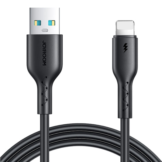 JOYROOM SA26-AL3 Flash Charge Series 3A USB to 8 Pin Fast Charging Data Cable, Cable Length:3m(Black) - Normal Style Cable by JOYROOM | Online Shopping UK | buy2fix