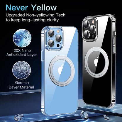 For iPhone 13 Pro Max LK Crystal Clear MagSafe Magnetic Phone Case(Transparent) - iPhone 13 Pro Max Cases by buy2fix | Online Shopping UK | buy2fix