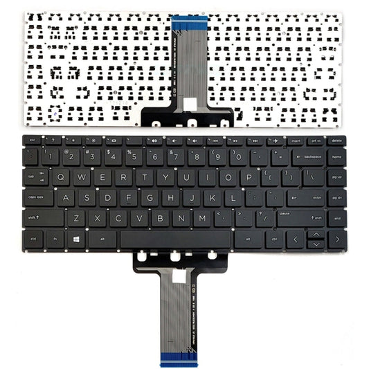 For HP 14-CF / 14s-CF / 14-DK / 14s-DK US Version Keyboard - Replacement Keyboards by buy2fix | Online Shopping UK | buy2fix