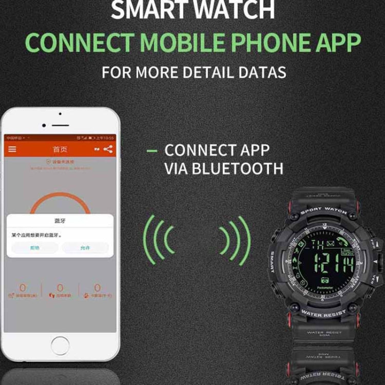 SPOVAN PR2 Men Multifunctional Waterproof Bluetooth Smart Electronic Watch(Black) - Smart Watches by SPOVAN | Online Shopping UK | buy2fix