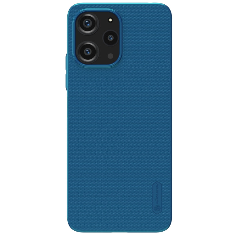 For Xiaomi Redmi 12 4G / Note 12R 5G NILLKIN Frosted Shield Pro PC + TPU Phone Case(Blue) - Xiaomi Cases by NILLKIN | Online Shopping UK | buy2fix