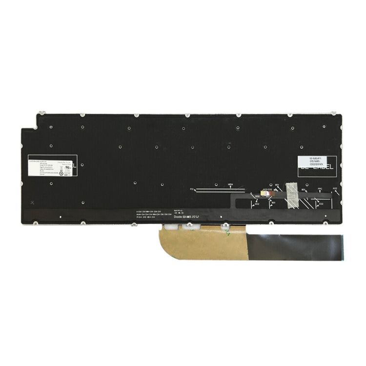 For Dell Inspiron 15 7590 / 7791 / 5584 US Version Backlight Laptop Keyboard(Black) - Dell Spare Parts by buy2fix | Online Shopping UK | buy2fix