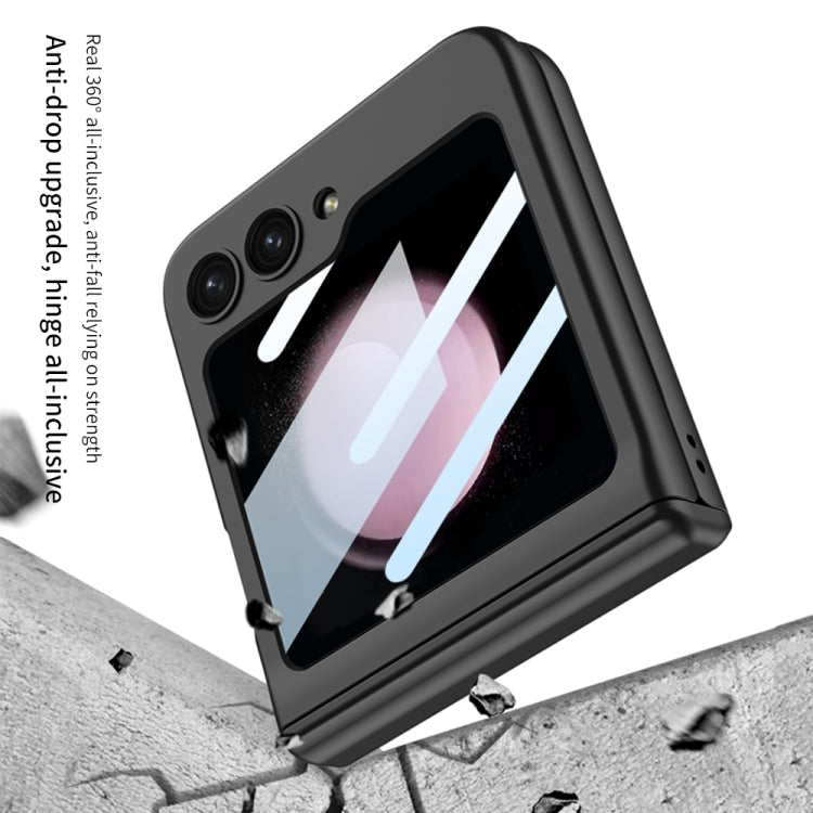 For Samsung Galaxy Z Flip5 GKK Integrated Magnetic Full Coverage Folding Phone Case(Green) - Galaxy Z Flip5 Cases by GKK | Online Shopping UK | buy2fix