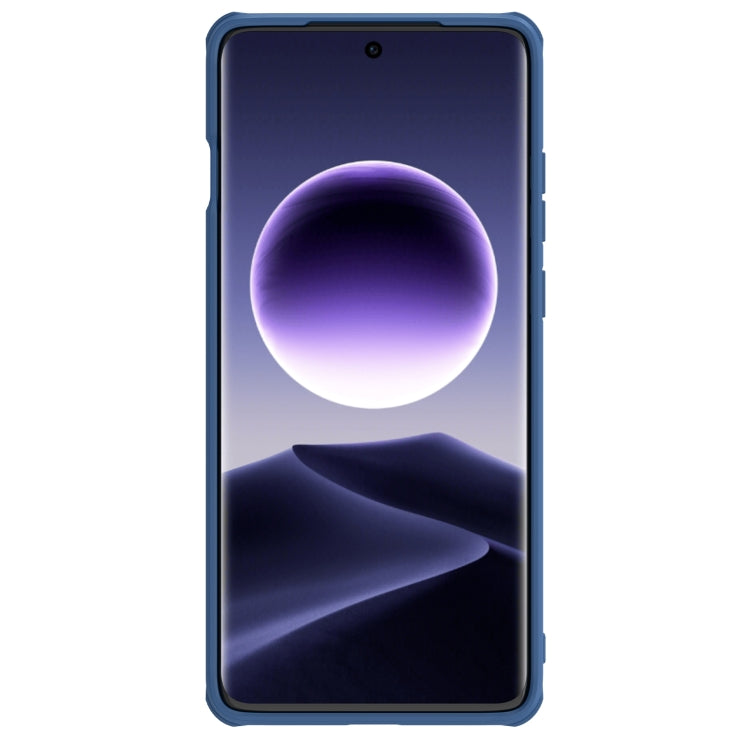 For OPPO Find X7 Ultra NILLKIN Black Mirror Prop CD Texture Mirror Phone Case(Blue) - OPPO Cases by NILLKIN | Online Shopping UK | buy2fix