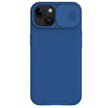 For iPhone 15 NILLKIN CamShield Pro PC Phone Case(Blue) - iPhone 15 Cases by NILLKIN | Online Shopping UK | buy2fix