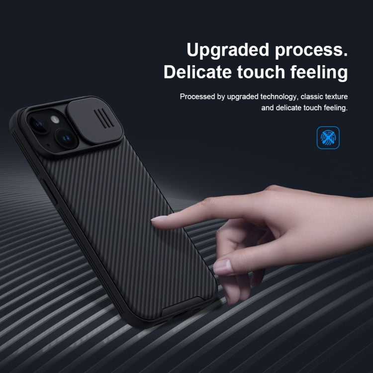 For iPhone 15 NILLKIN CamShield Pro PC Phone Case(Black) - iPhone 15 Cases by NILLKIN | Online Shopping UK | buy2fix