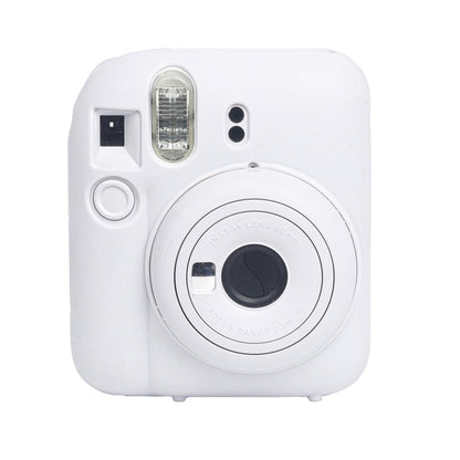 For FUJIFILM instax mini 12 Soft Silicone Camera Protective Case(White) - Protective Case by buy2fix | Online Shopping UK | buy2fix