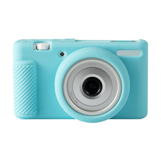 For Sony ZV-1F / ZV1 M2 Soft Silicone Protective Case(Sky Blue) - Protective Case by buy2fix | Online Shopping UK | buy2fix