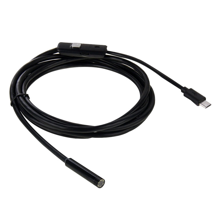 AN97 Waterproof Micro USB Endoscope Hard Tube Inspection Camera for Parts of OTG Function Android Mobile Phone, with 6 LEDs, Lens Diameter:5.5mm(Length: 1m) - Consumer Electronics by buy2fix | Online Shopping UK | buy2fix