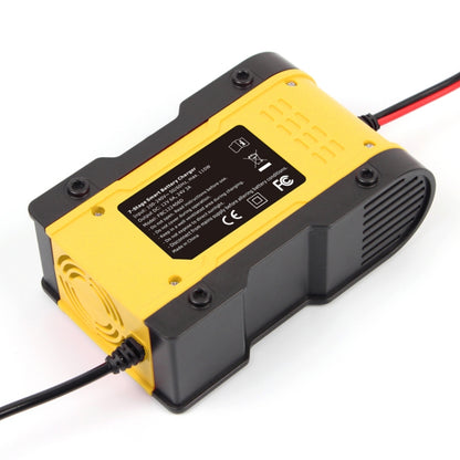 FOXSUR 12V-24V Car Motorcycle Repair Battery Charger AGM Charger Color:Yellow(UK Plug) - Battery Charger by FOXSUR | Online Shopping UK | buy2fix