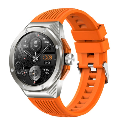 HT8 1.46 inch Round Screen Bluetooth Smart Watch, Support Health Monitoring & 100+ Sports Modes & Alipay(Orange) - Smart Watches by buy2fix | Online Shopping UK | buy2fix