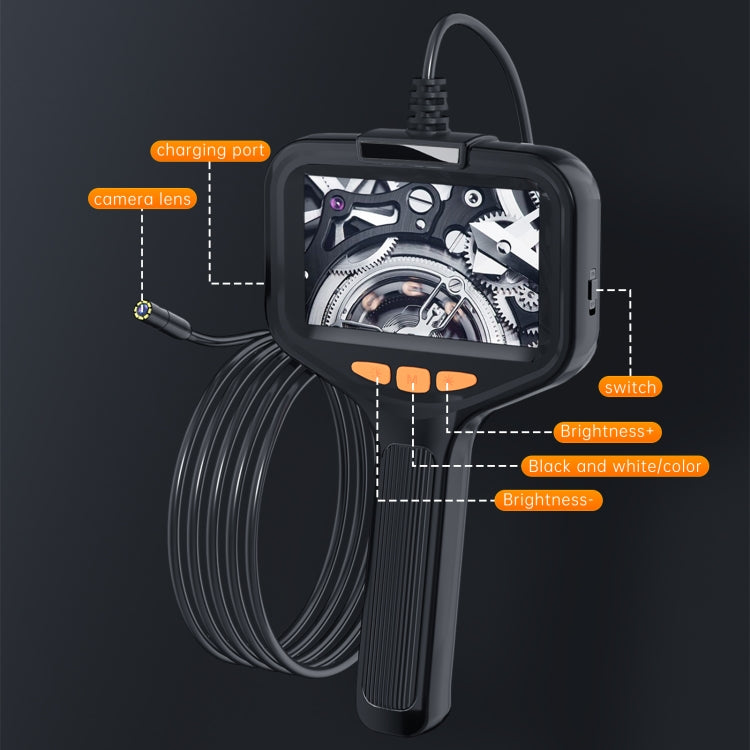 P200 8mm Side Lenses Integrated Industrial Pipeline Endoscope with 4.3 inch Screen, Spec:10m Tube -  by buy2fix | Online Shopping UK | buy2fix