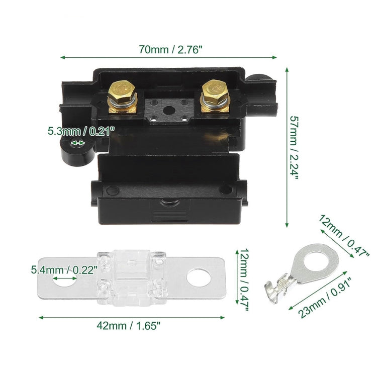 6 in 1 For Dual Battery Systems ANS Car Fuse Holder Fuse Box Kit, Current:100A - Fuse by buy2fix | Online Shopping UK | buy2fix