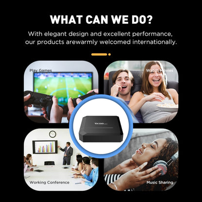 T98 Max 4K Android 12.1 Smart TV Box with Remote Control, 2GB+16GB, Allwinner H618 Quad-Core(UK Plug) - Others by buy2fix | Online Shopping UK | buy2fix