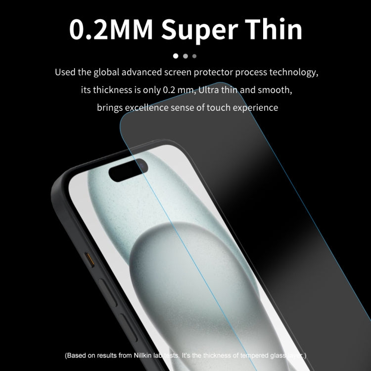 For iPhone 15 Pro NILLKIN H+Pro 0.2mm 9H Explosion-proof Tempered Glass Film - iPhone 15 Tempered Glass by NILLKIN | Online Shopping UK | buy2fix